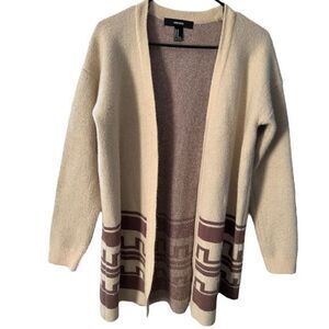 Forever 21 Heavyweight Cardigan With Pattern